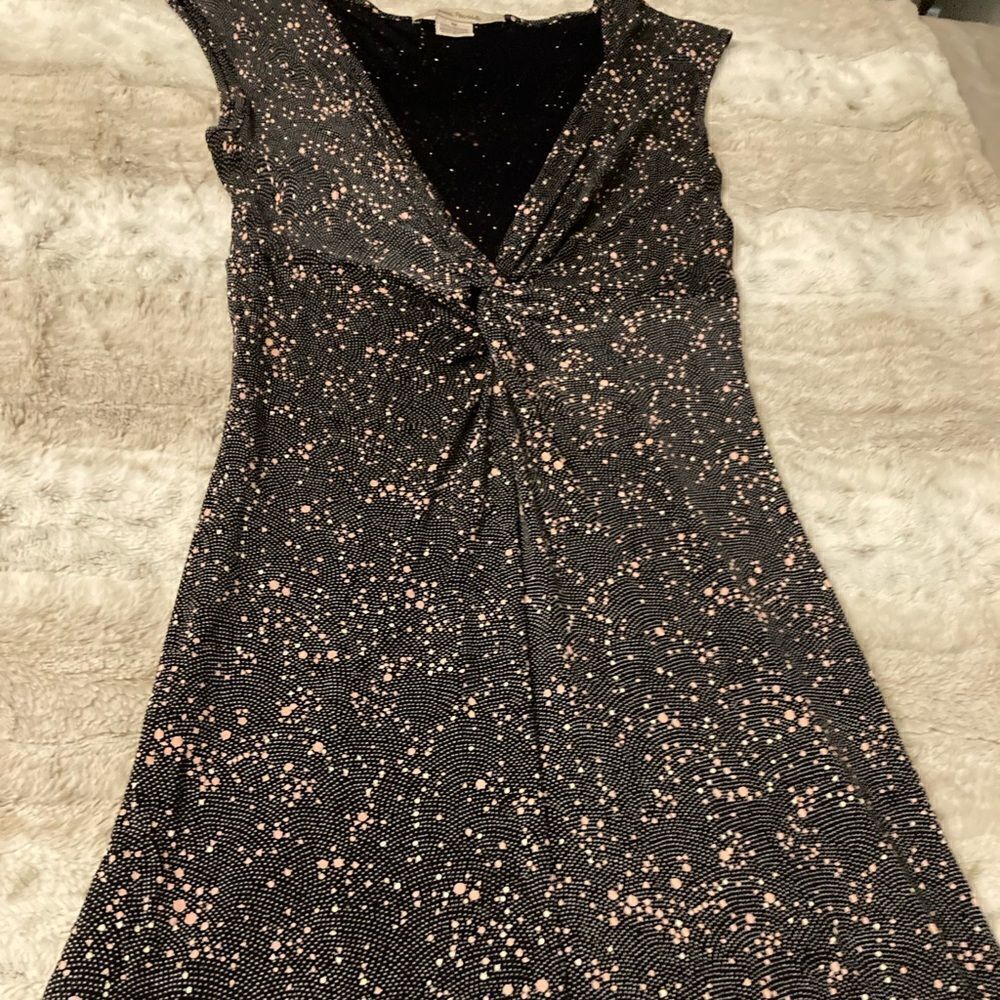 : : VINTAGE FREE PEOPLE Low Cut Polka Dot Cap Sleeve / Sleeveless Dress : : - Picture 2 of 16